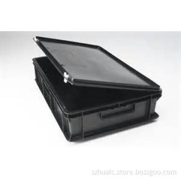 Hollow plate with lid turnover box